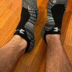 Under armour gym running socks